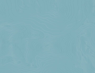 Linear abstract blue forms wall mural