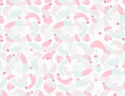 Chaotic bright brush strokes patterned wallpaper