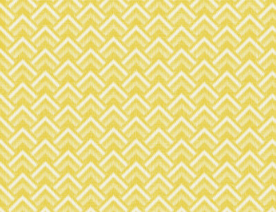 Yellow geometric patterned wallpaper