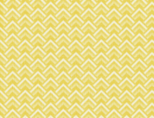 Yellow geometric patterned wallpaper