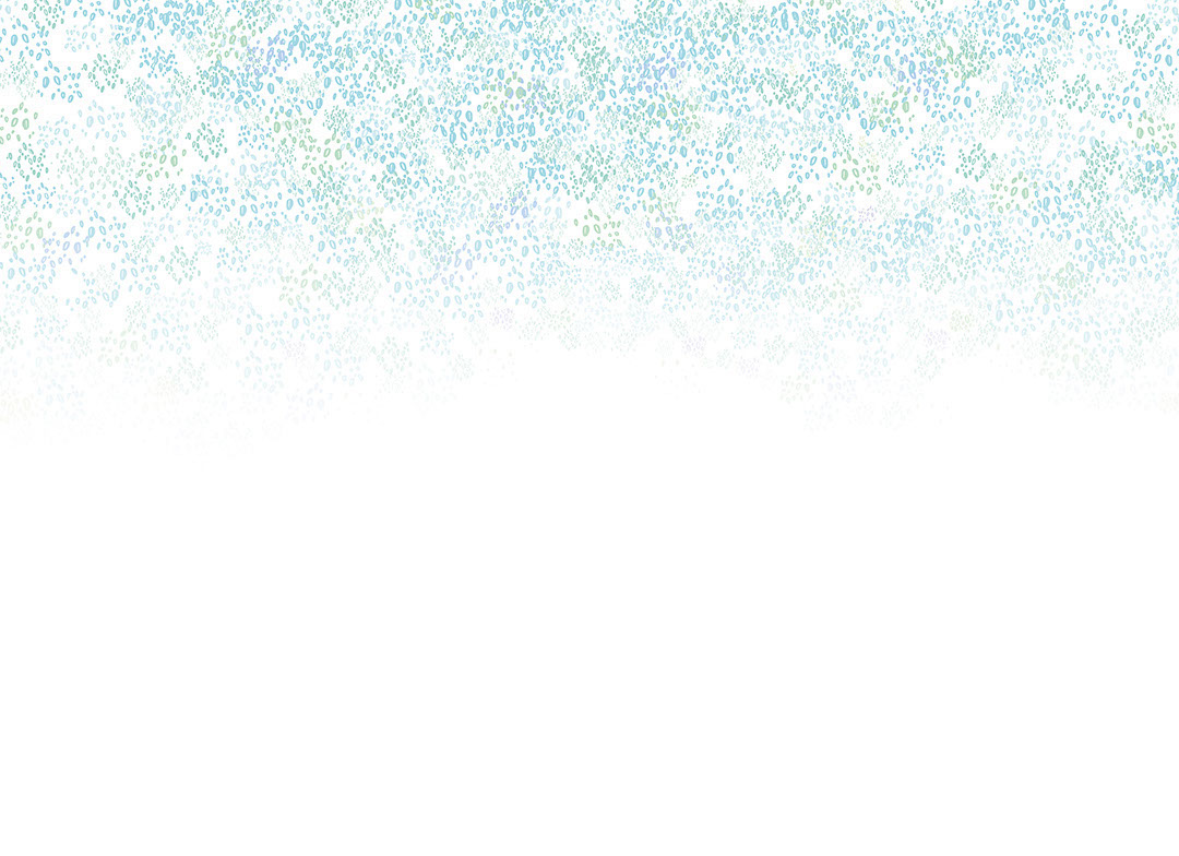 Blue bubbles ombre wall mural