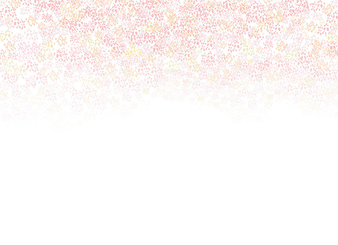 Crimson and orange bubbles ombre wall mural