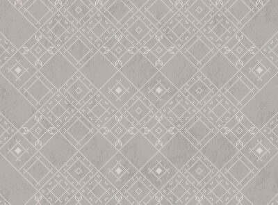 Ukrainian traditional ornament patterned wallpaper on the grey background