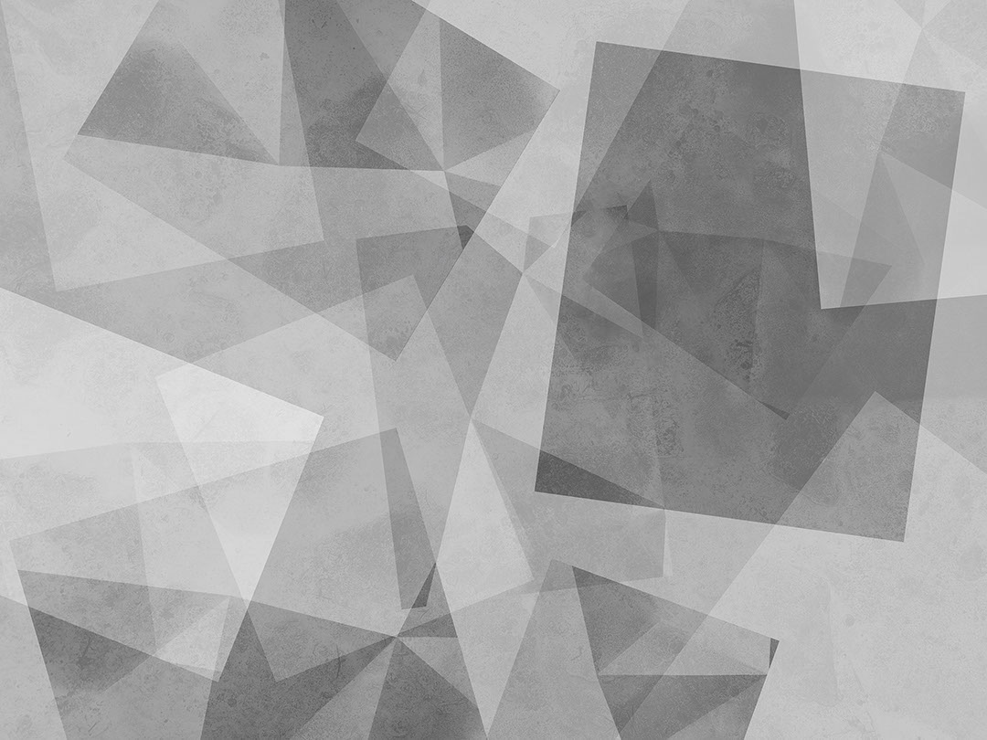 Abstract geometric grey wall mural with rectangles