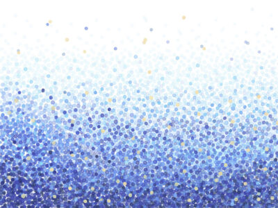 Gradient blue confetti wall mural