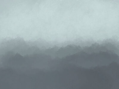 Mint watercolor gradient wall mural