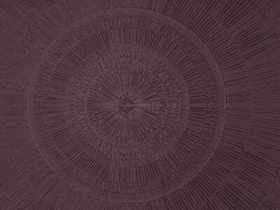 Stone textured dark geometric mandala wall mural