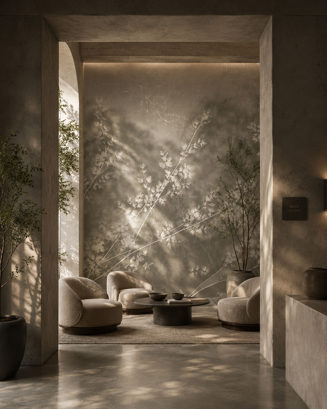 22207 Wall Mural Sprig Sand - Image 1