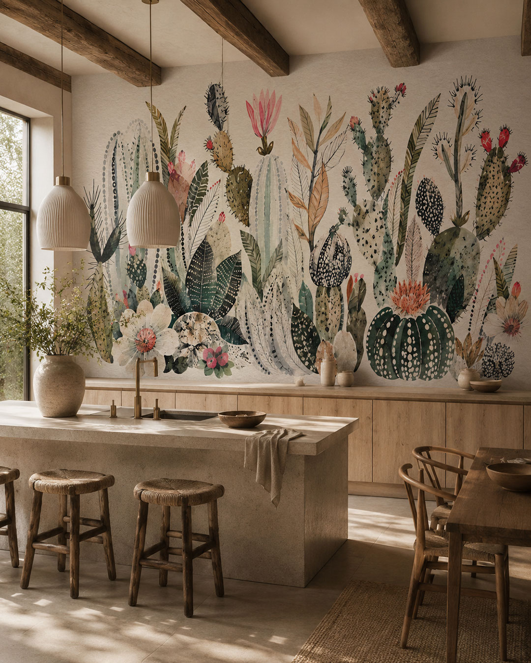 22221 Wall Mural Cactea - Image 1